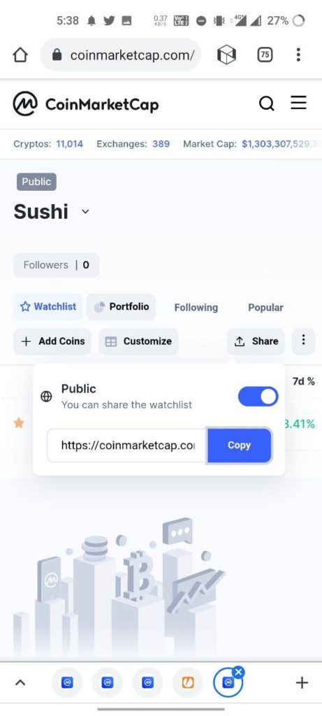 New Airdrop - Complete Small Quiz Of CMC & Get Free Sushi $1 Tokens = Free ₹75 