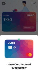 Junio RuPay Prepaid Card Refer Earn