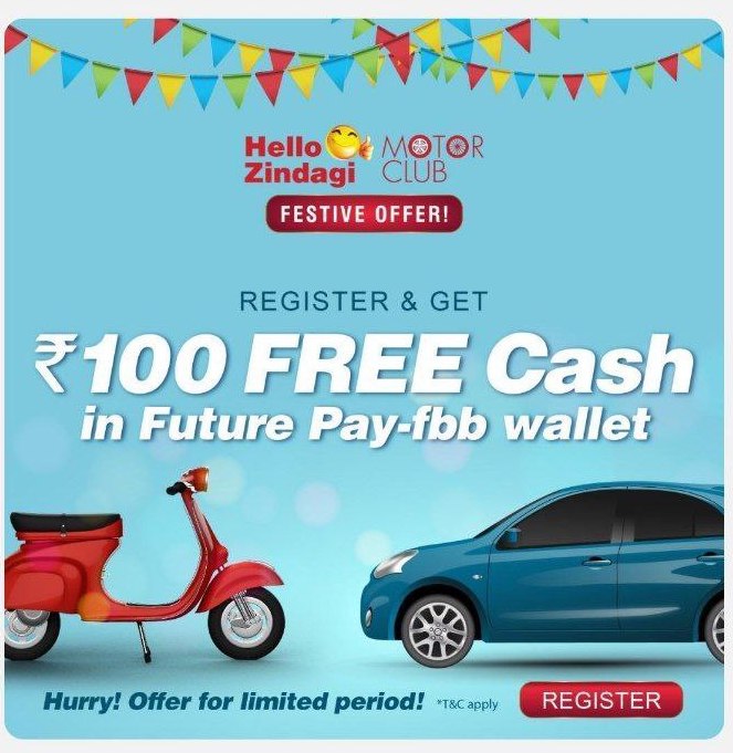 Free ₹100 In FuturePay Balance