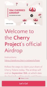 Cheery Network Airdrop
