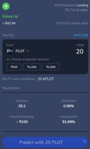 PlotX Predict Win PLOT Token