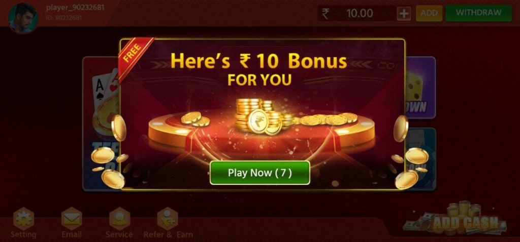 Teen Patti Zone Refer Earn Free PayTM Cash