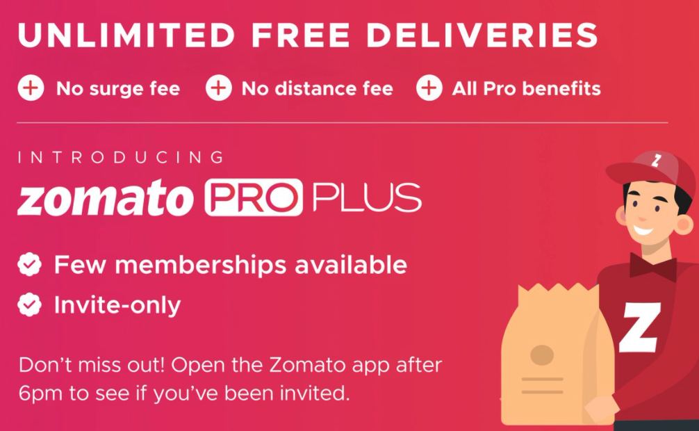 Zomato Pro Plus Membership For FREE