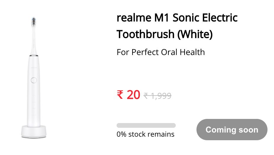Realme M1 Electric Toothbrush Successful Buy Trick