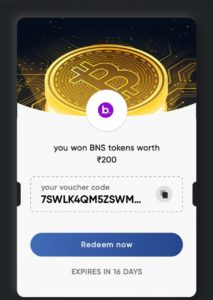 Cred BnsPay Free BNS Tokens
