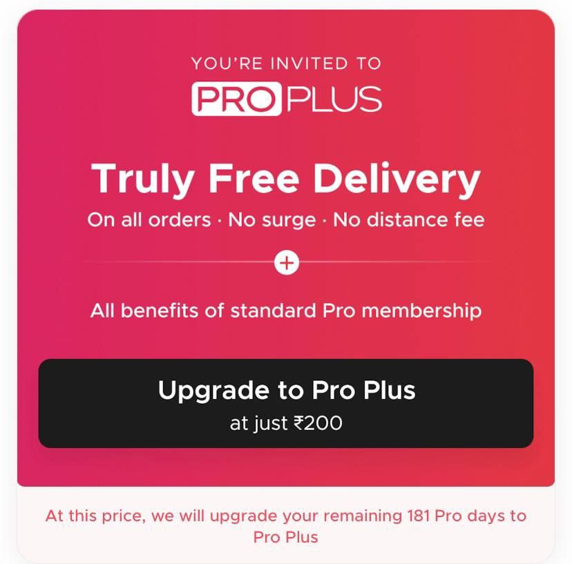 Zomato Pro Plus Membership - How To Get FREE
