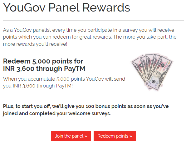 YouGov Survey Free PayTM Cash