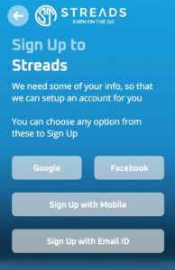 Streads App Refer Earn Rewards