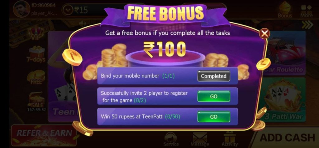 धमाका] Teen Patti Master – Get ₹20 Free On Sign Up | ₹20/Refer | Verified |  Instant Withdrawal | PROOF