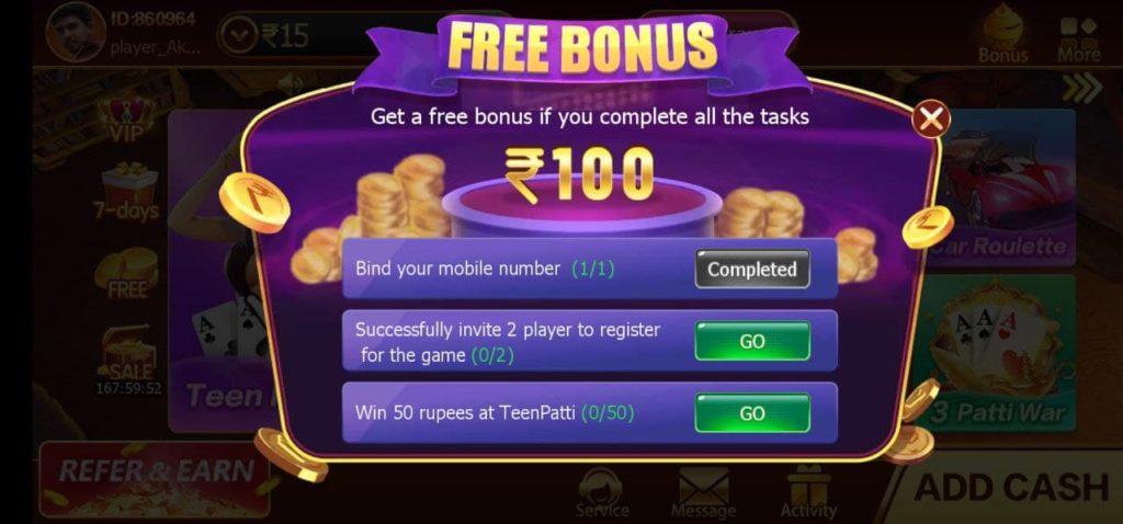 Teen Patti Master Refer Earn Free PayTM Cash