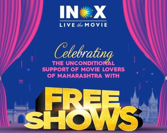 INOX Cinema Dhanyawad Maharashtra Offer