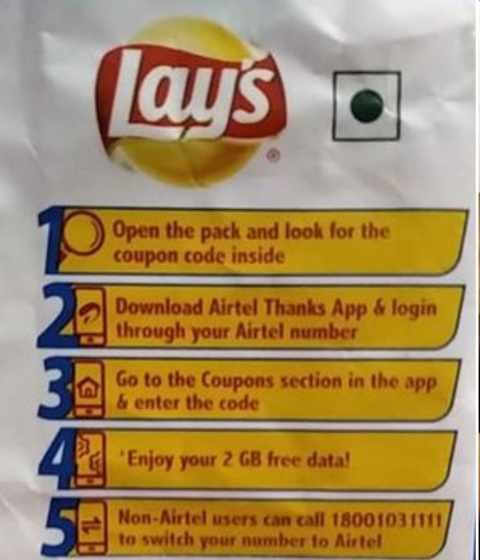 Lays Airtel Free Data