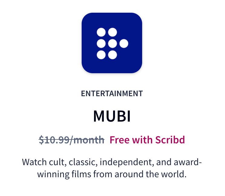Trick to Get 1 year MUBI Subscription for FREE