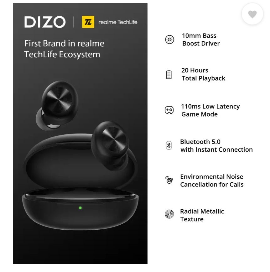 DIZO by realme TechLife GoPods D Deal