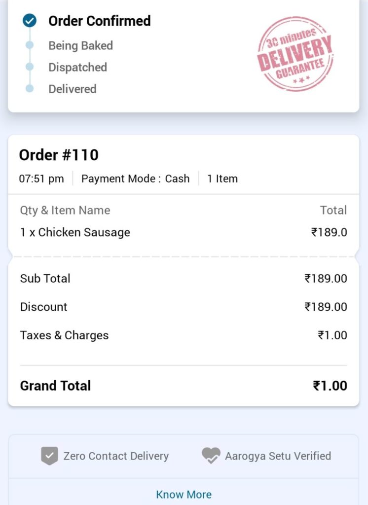 Domino's Pizza Loot Twitter Code