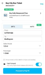 PayTM City Bus Refer Earn