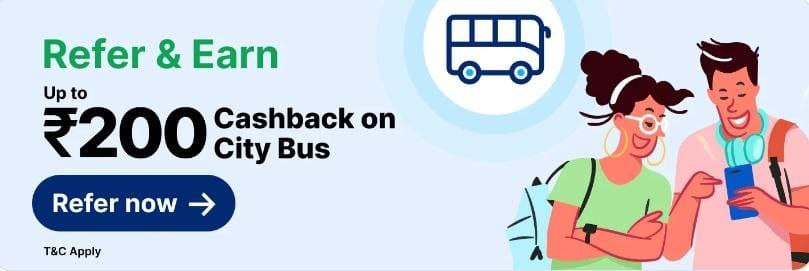 PayTM City Bus Refer Earn