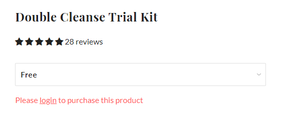 DHC Double Cleanse Trial Kit FREE Sample