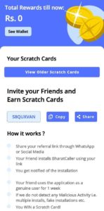 BharatCaller App Refer Earn Free PayTM Cash