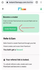 Flam Cards App Refer Earn Free PayTM Cash