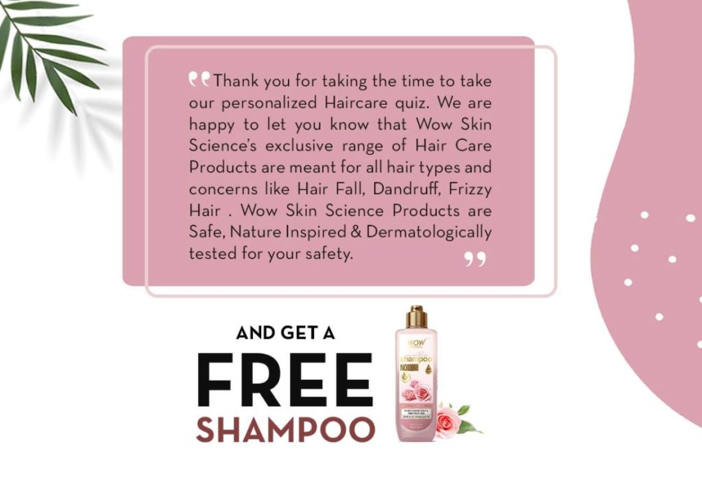 Free Sample Of Wow Shampoo