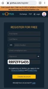 Giottus App Refer Earn Free Bitcoins