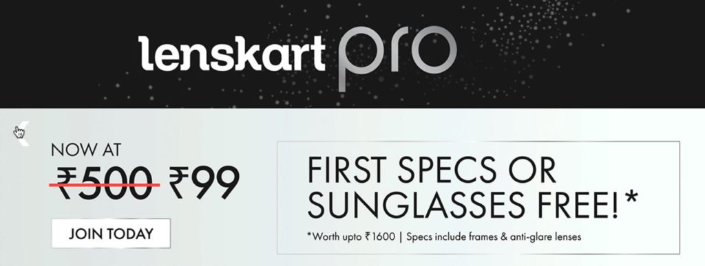 Lenskart Pro Loot – Get Air Eyeglasses In Just ₹225