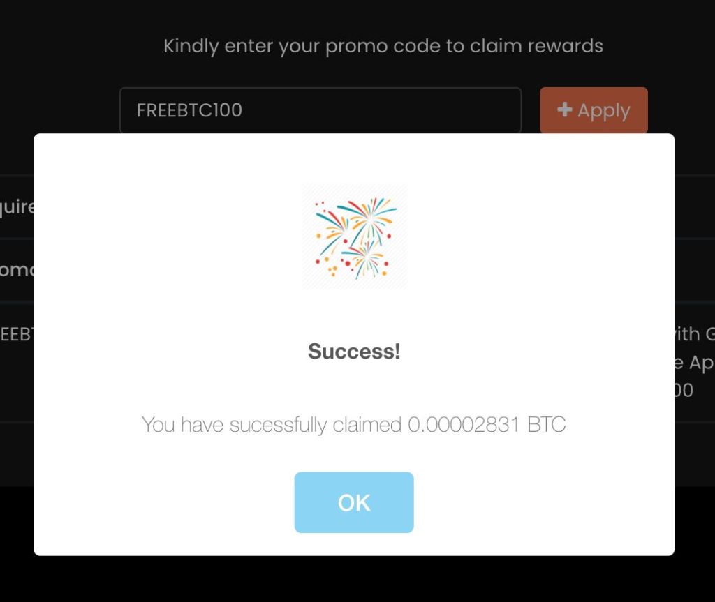 Giottus App Promo codes