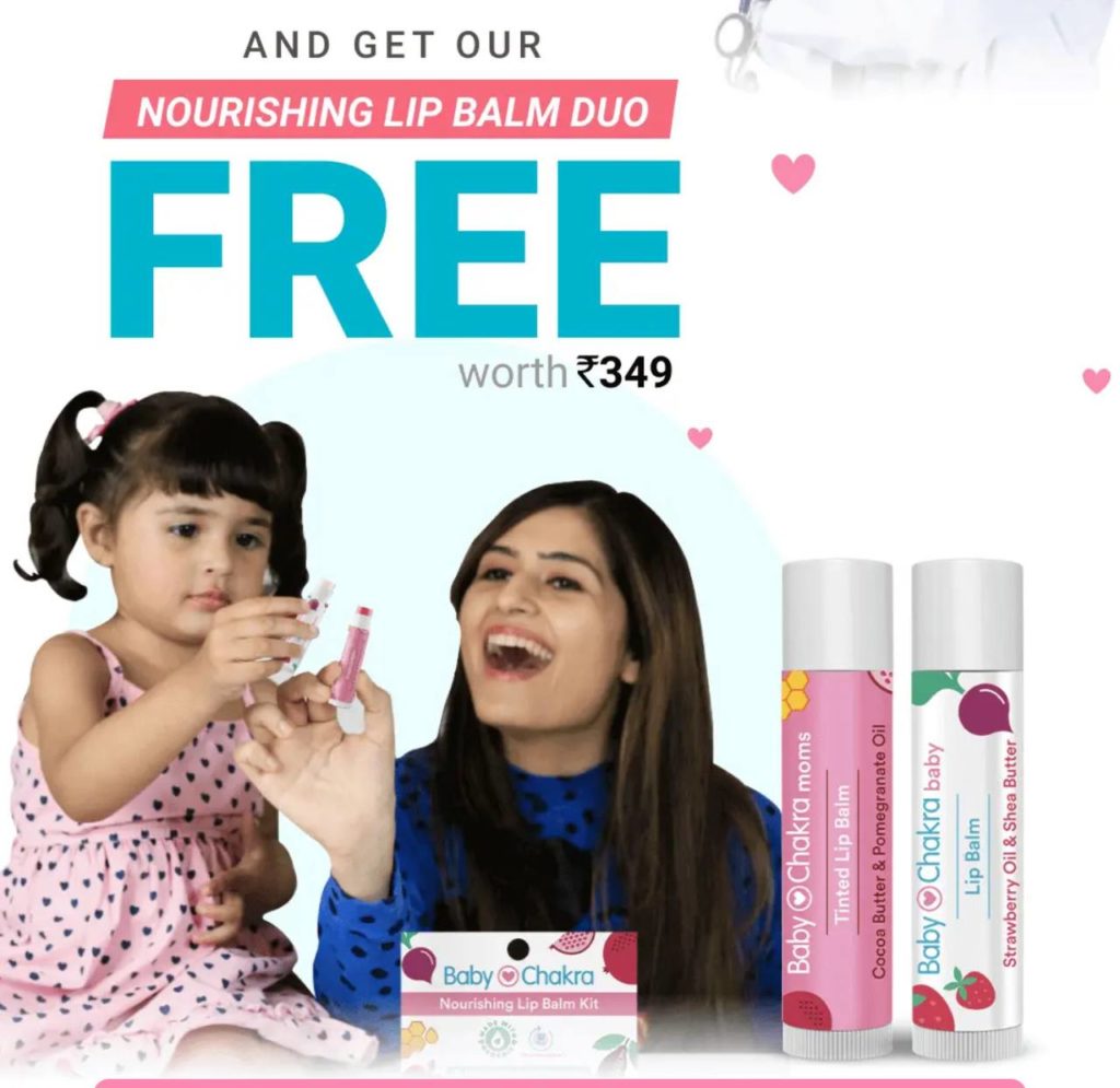 BabyChakra 2 Lip Balm Duo for FREE