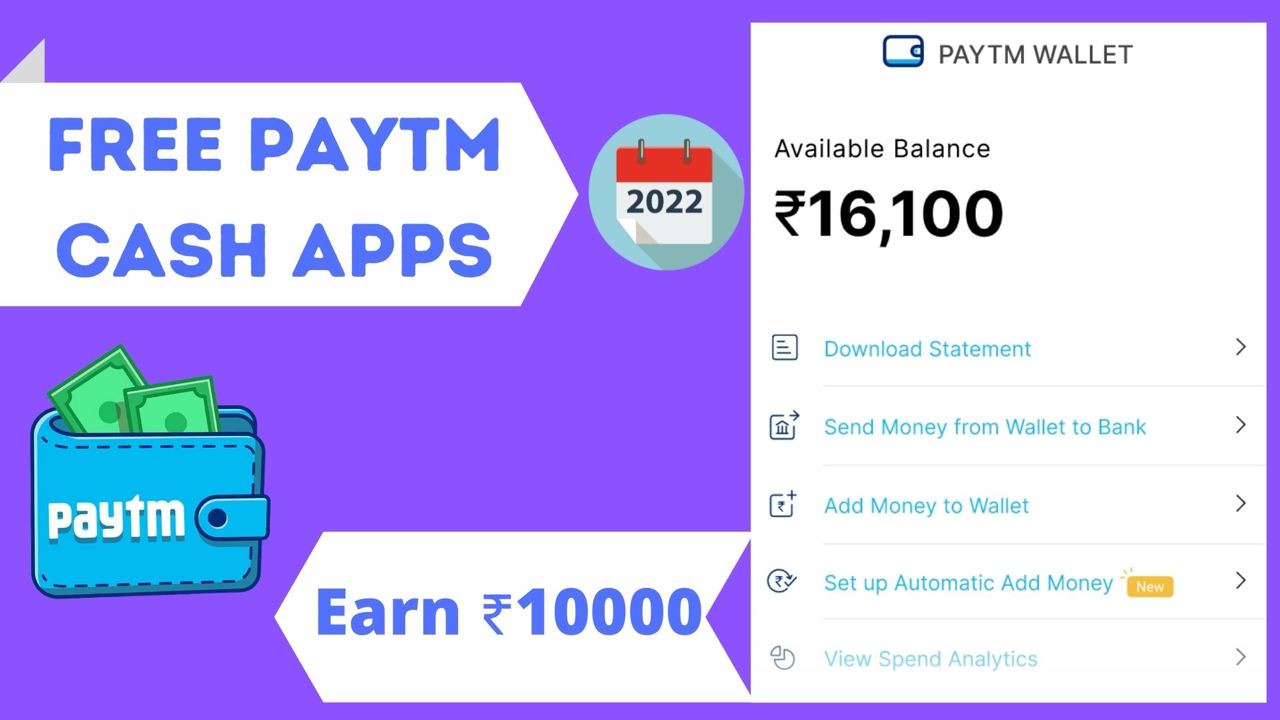 Free Paytm cash Apps of 2022