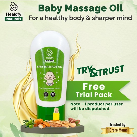 Healofy Baby Massage Oil Free Sample