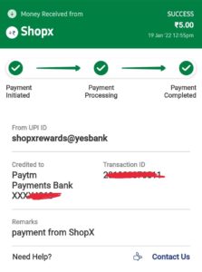ShopX App Refer Earn