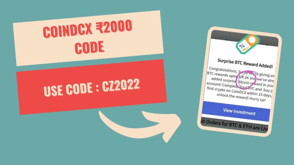 CoinDCX Exclusive 2022 Promo Code