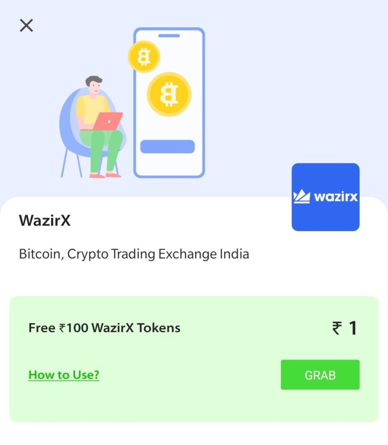 WazirX Coupon Code 2022 Get 1 WRX Token worth ₹100 For FREE