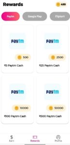 mRewards App Refer Earn Free PayTM Cash