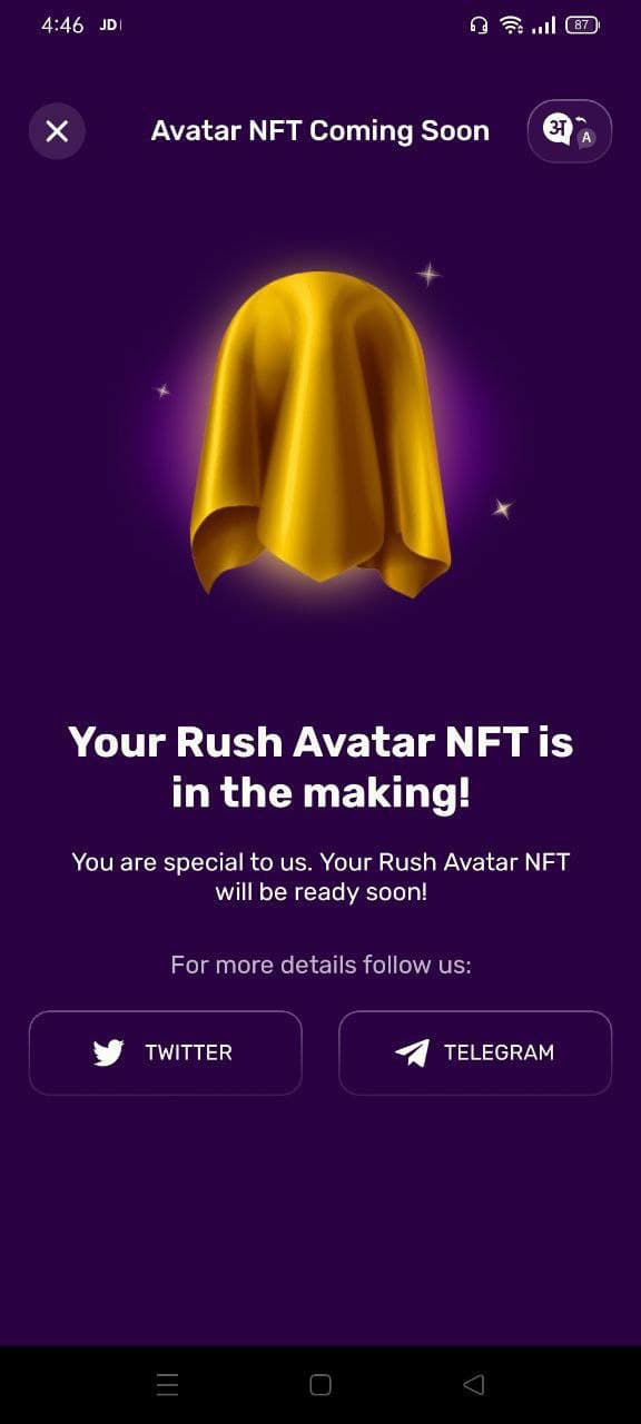 Rush Avatar NFT