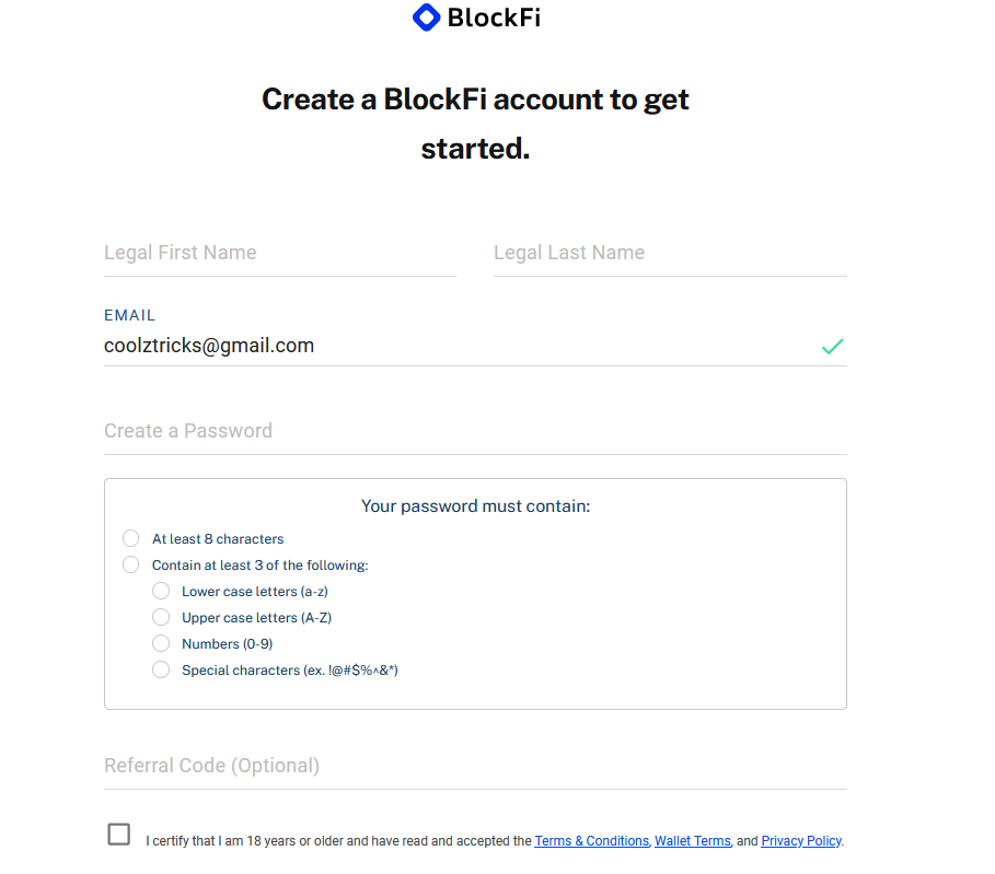 BlockFi Refer Earn Free Bitcoins