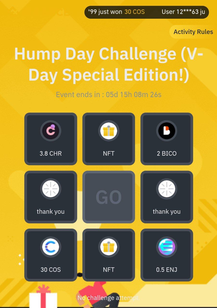 Binance Hump Day Challenge