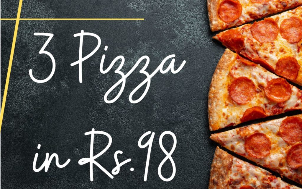 Get 3 Domino's Pizza In Just ₹129 + Amazon Cashback | Today Only