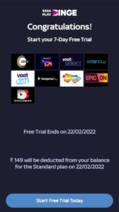 Tata Play Binge App Free OTT Subscription