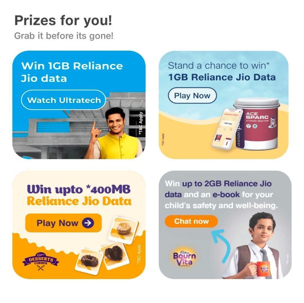 How To Win Instant 1 GB Free Jio Data From Bournvita Back to school