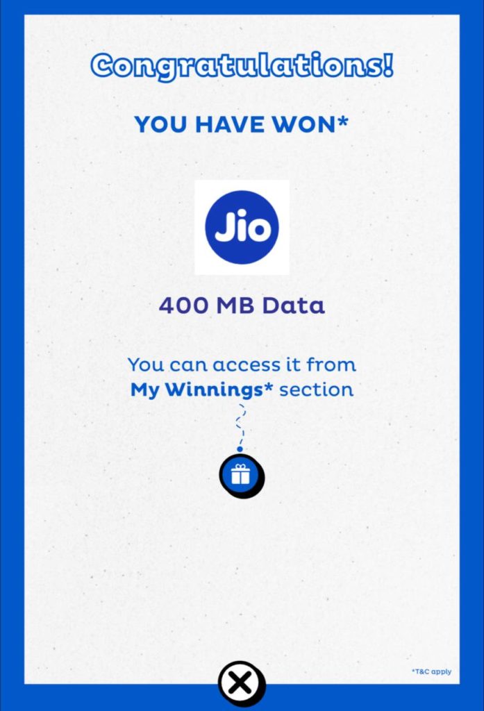 MyJio App 'Say it with Oreo' Game - Instantly Get 400 Mb Free Jio Data