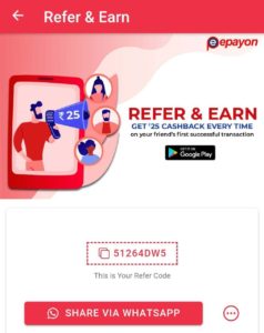 ePayon App Refer Earn