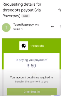 Threedots App Refer Earn