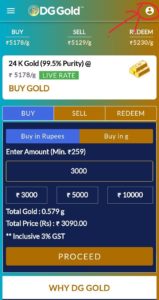 MyDigiGold App Refer Earn Free Gold