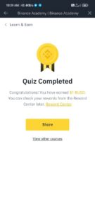 Binance Learn Earn Quiz Answers