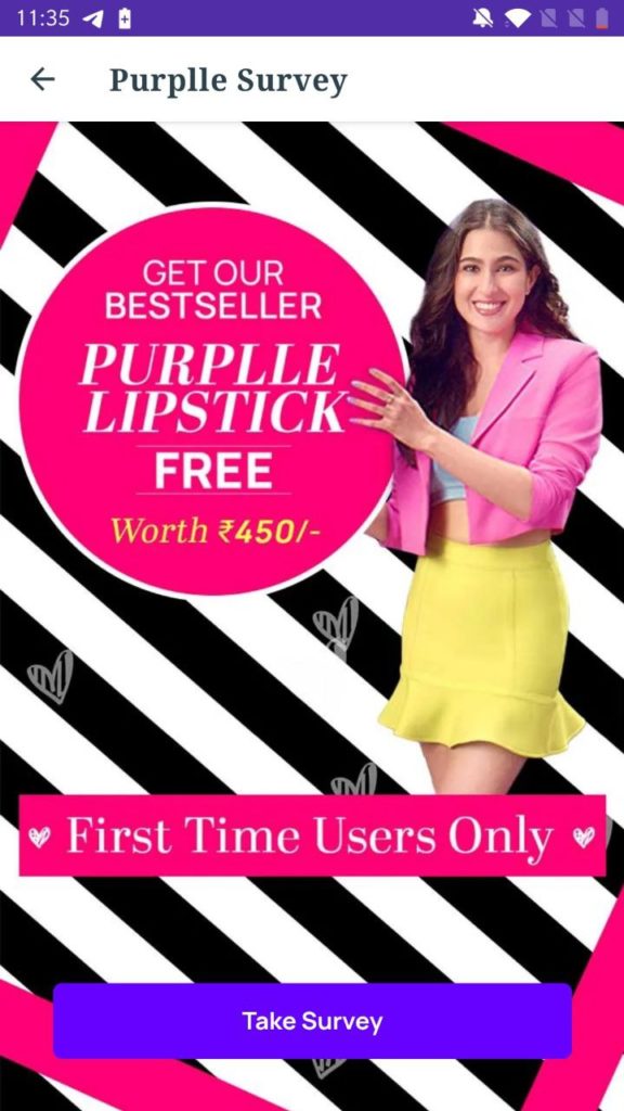 Purplle Free Lipstick
