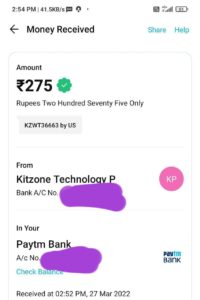 Open Kitzone Neo Bank Digital Account
