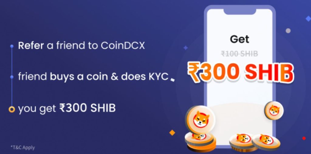 CoinDCX Referral code