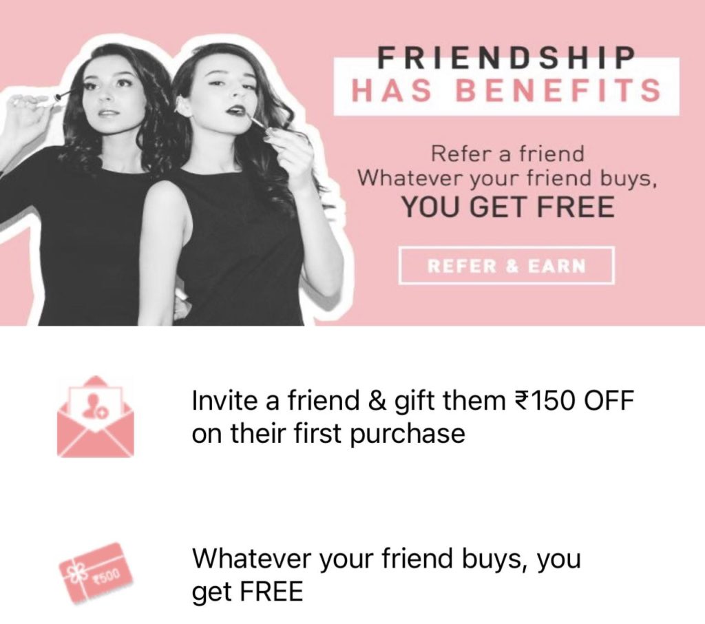 MyGlamm Referral code